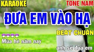 Đưa Em Vào Hạ Karaoke Nhạc Sống ( Rumba ) Tone Nam - Tình Trần Organ