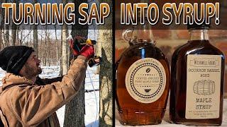 Experience the MAGIC of Making MAPLE SYRUP on Our Farm!