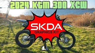 2024 KTM 300 XCW SKDA Graphics install and Review