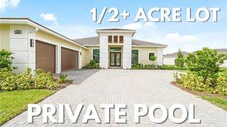 New Luxury Pool Home in South Florida | 3673 SF | 1/2 Acre Lot | Palm City Florida