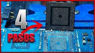 4 pasos para realizar reballing a un CPU