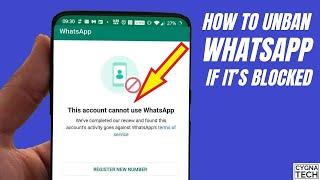 This account cannot use WhatsApp due to spam Latest solution | How To Unban Blocked WhatsApp Account