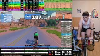 Zwift Cycling Workout Live Stream 21.05.2025 zv
