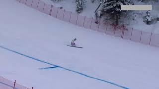 Downhill ski crash - Carlo Janka, Bormio 2020