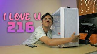 I LOVE U 216,  Lian Li Lancool 216 White Argb Unboxed!!!!!