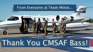 From Everyone at Team Minot... Thank You CMSAF Bass!