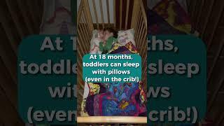 When to introduce a pillow  & blanket to your toddler. 