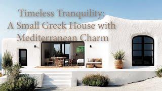 Timeless Tranquility: A Small Greek House with Mediterranean Charm/ Greek coastal beauty