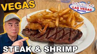 $11.99 Steak & Shrimp at Sourdough Café, Arizona Charlie's Boulder. Las Vegas