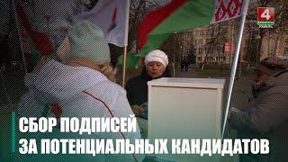 Сбор подписей за потенциальных кандидатов в президенты продолжается на Гомельщине