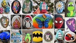 40+ Easy Stone Art Ideas- DIY Rock Painting Ideas Very Beautiful Amazing Stone Craft.