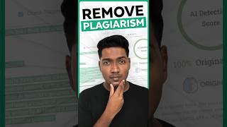  Remove Plagiarism in 30 Seconds!