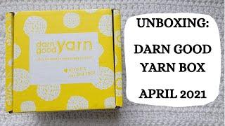 Unboxing: Darn Good Yarn Box - April 2021 | Yarn Haul, Yarn Blogger, Crochet Blogger, Subscription 