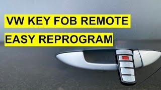 VW Key Fob Remote Programming - Passat, Jetta, CC, Tiguan, EOS 2008 & Up