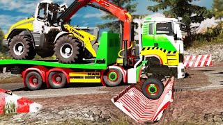 Cars vs Upside Down Speed Bumps #78 | BeamNG.DRIVE