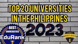 EDURANK Top 20 Universities in thePhilippines for 2023