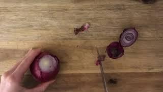 How to dice an onion with Emmy Creates