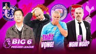 BIG 6 PREMIER LEAGUE: PEP ĐỘNG VIÊN HAALAND, CẦU THỦ TOTTENHAM NGHI NGỜ POSTECOGLOU?