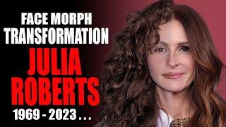 Julia Roberts - Transformation (Face Morph Evolution 1969 - 2023...)