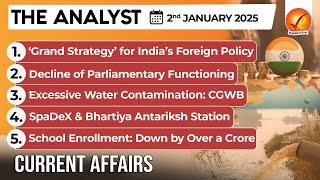 Current Affairs Today: The Analyst 2 January 2025 | Newspaper Analysis | Vajiram And Ravi