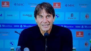 Antonio Conte Conferenza Stampa Milan-Napoli (0-2) "Dobbiamo Restare Umili, l'obbiettivo è l'Europa"