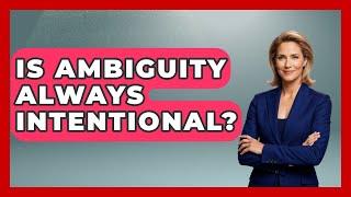 Is Ambiguity Always Intentional? - Graphic Design Nerd