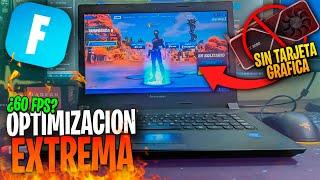 LA MEJOR OPTIMIZACION "EXTREMA" PARA PODER JUGAR FORTNITE EN UNA LAPTOP!