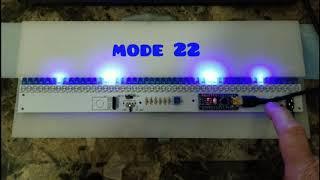 Arduino VU-Meter 24 VU Modes and some led effects.