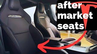 After Market Tesla Performance Seat installed in a non-performance 2018 Model 3!