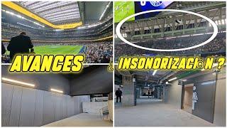 Así avanzan las obras del estadio Santiago Bernabéu  Real Madrid vs Getafe 