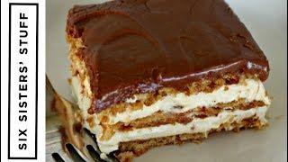 How to Make No Bake Eclair Cake | Desserts | Six Sisters Stuff