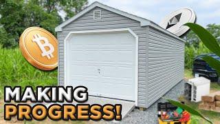 DIY Bitcoin Mining Shed Update