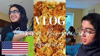 Cooking  Biryani For the First Time in America  ||Exchange year in USA || Durjan Hafeez Loraja