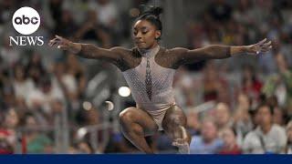 Simone Biles gets ready for Olympic trials