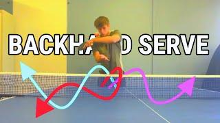 The BEST Beginner Table Tennis Serve Tutorial