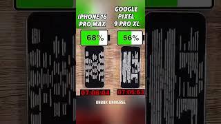 iPhone 16 Pro Max vs Google Pixel 9 Pro XLBattery Showdown – Who’s the Real King?#shorts#viralvideo