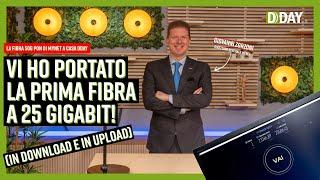 Paaauraaa: la fibra va a 25 Gbit simmetrici! DDAY prima ad averla