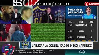 Alerta en Boca ¿Diego Martínez podría dejar su continuidad como Director Técnico? ‼️