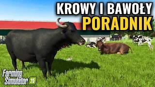 KROWY i BAWOŁY w Farming Simulator 25  PORADNIK hodowli zwierząt