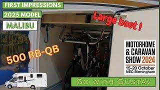 The Malibu I 500 RB QB | First Impressions | Caravan & Motorhome Show 2024