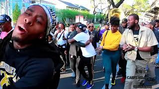 Treme Sidewalk Steppers "Farewell To Tom Benson" Secondline Pt.1 (2018)