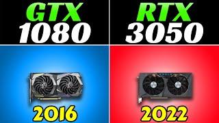 GTX 1080 vs. RTX 3050 | 1080p and 1440p | 20 Games Benchmarks