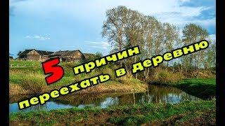 МОТИВАЦИЯ ДЛЯ ПЕРЕЕЗДА В ДЕРЕВНЮ