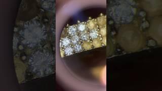 Setting Diamond on our lab #diamonds #lab #diamondsetter