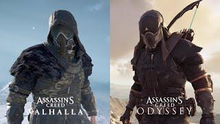 Modern Day Set vs Abstergo Elite Set ️ | Assassin's Creed Valhalla | Odyssey