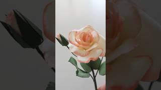 DIY paper rose, learn how to make flower https://youtu.be/wpB7qpFFn_g #paperflower #papercrafts #diy
