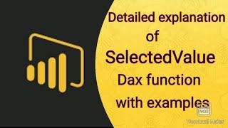 SelectedValue Dax in Power BI | Power BI tutorial for beginners |Learn Power BI with examples