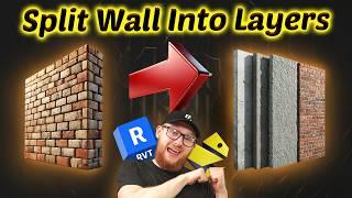 Separate Wall Layers in Revit with Revit API + Python (Complete Tool)