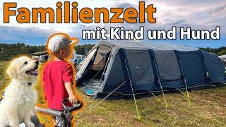 So zelten wir im OUTWELL Knoxville 7SA  Großes Familienzelt Roomtour und Funktionen