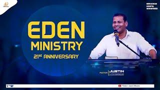  LIVE NOW  -  Eden Ministries | Convention 3rd Day | Pas.Justin Moses | Berachah Gospel Ministries